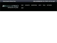 Tablet Screenshot of maxprofilms.com